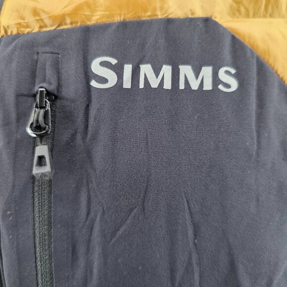 Simms ExStream Jacket, Fishing Hunting  Men’s XL Gold Puffer Coat, Primaloft - Picture 9 of 16